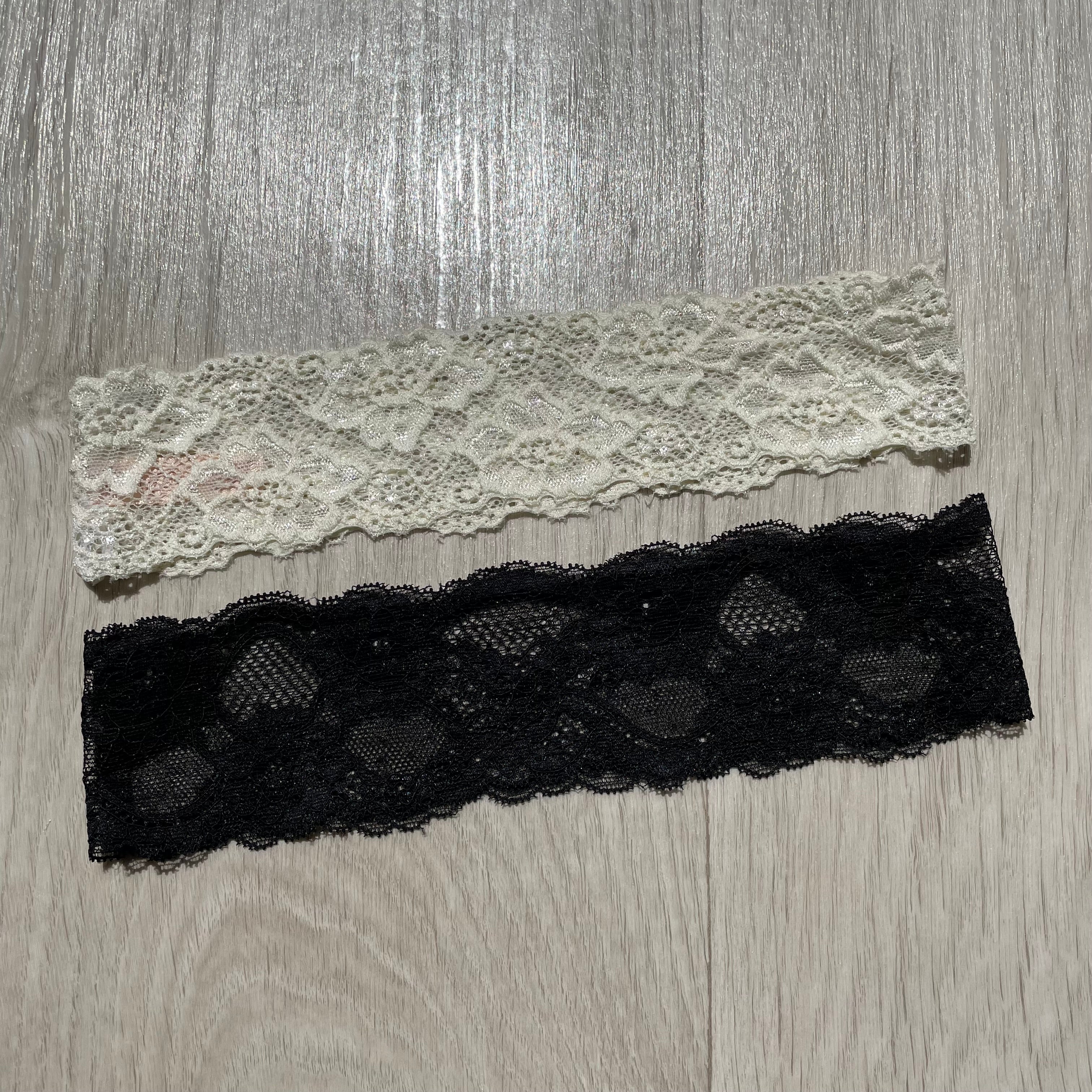 Lot 2 bandeaux en dentelle