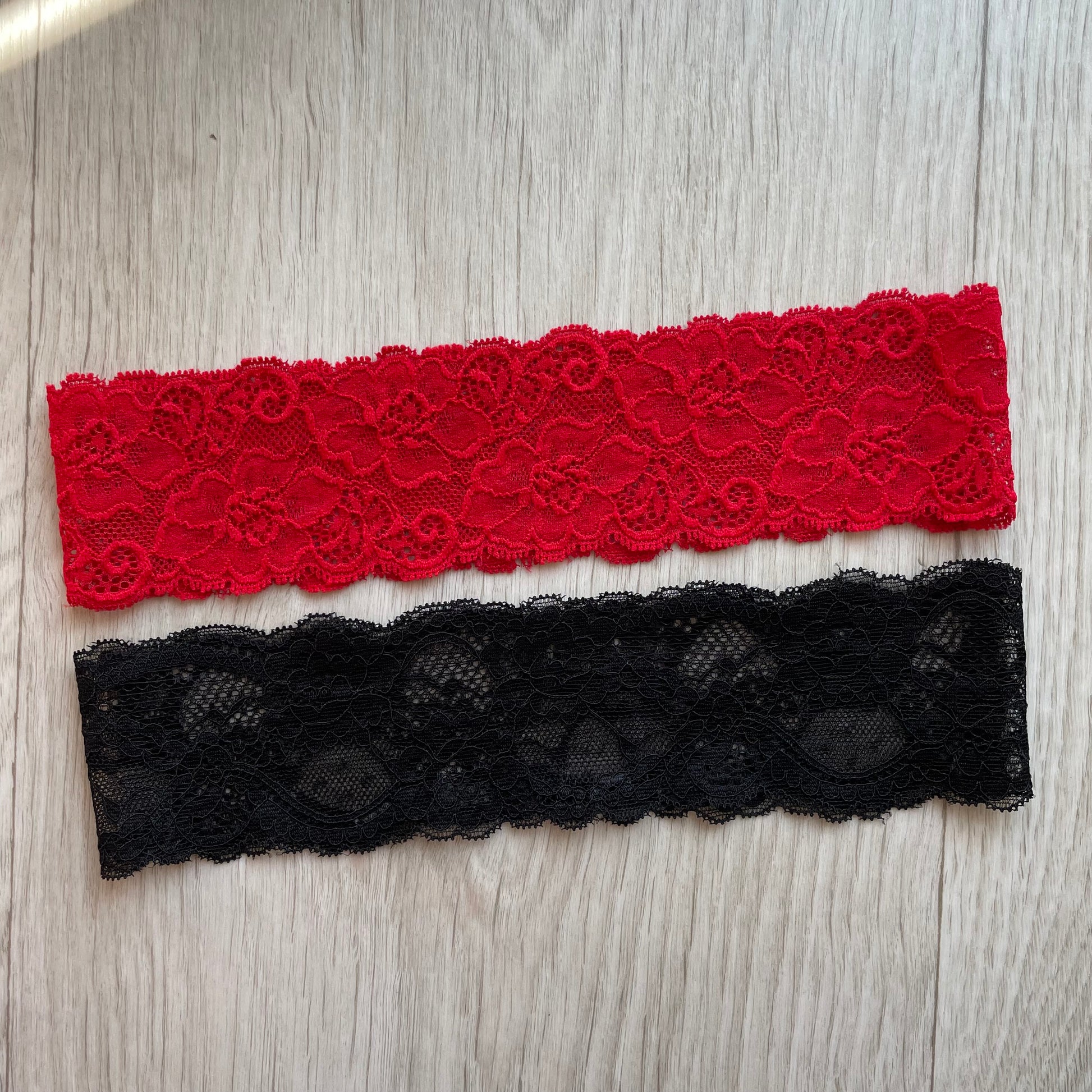 Lot 2 bandeaux en dentelle