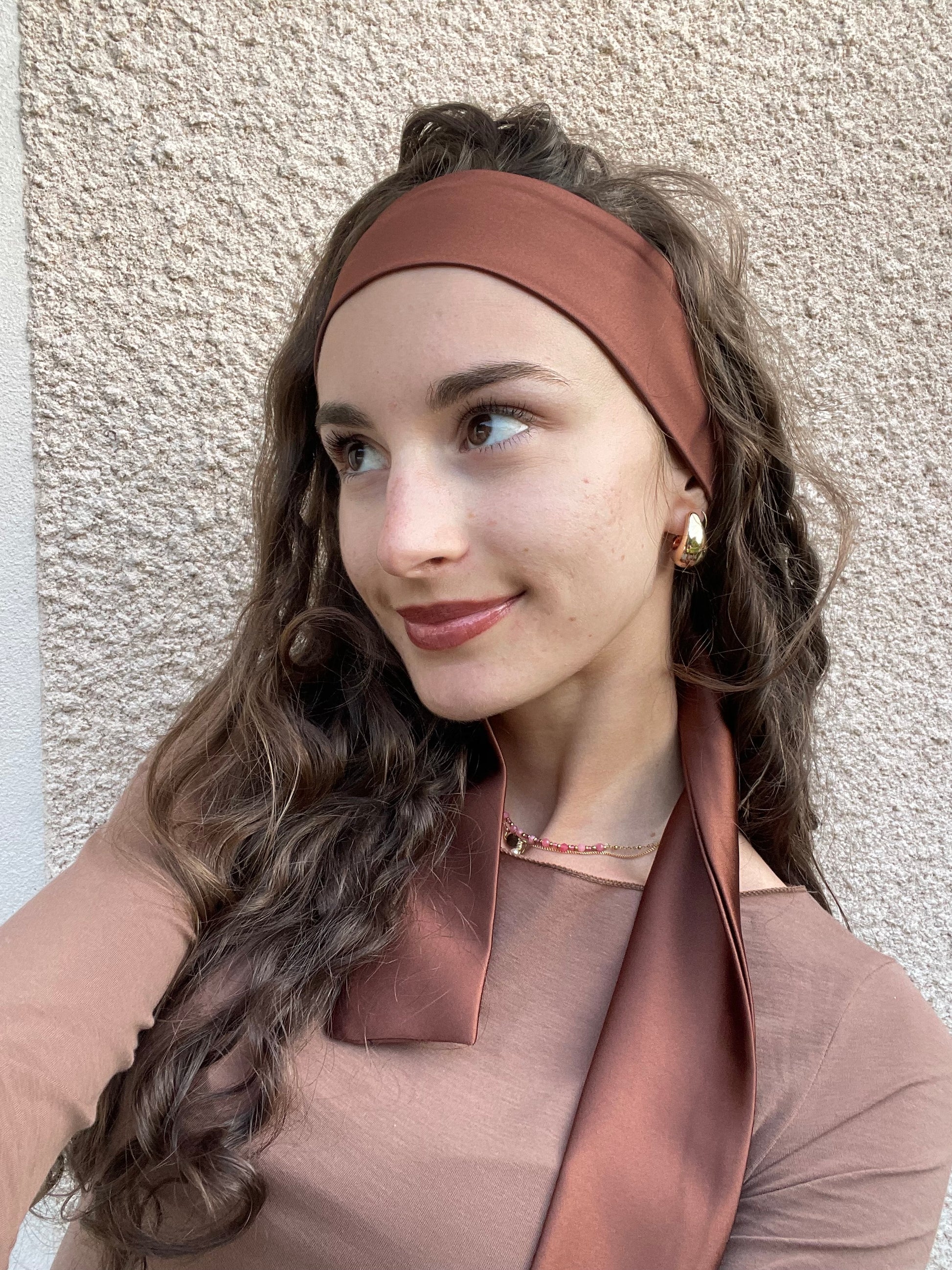 Le Bandeau long en satin