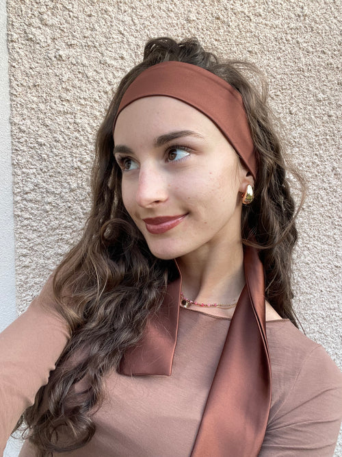 Le Bandeau long en satin