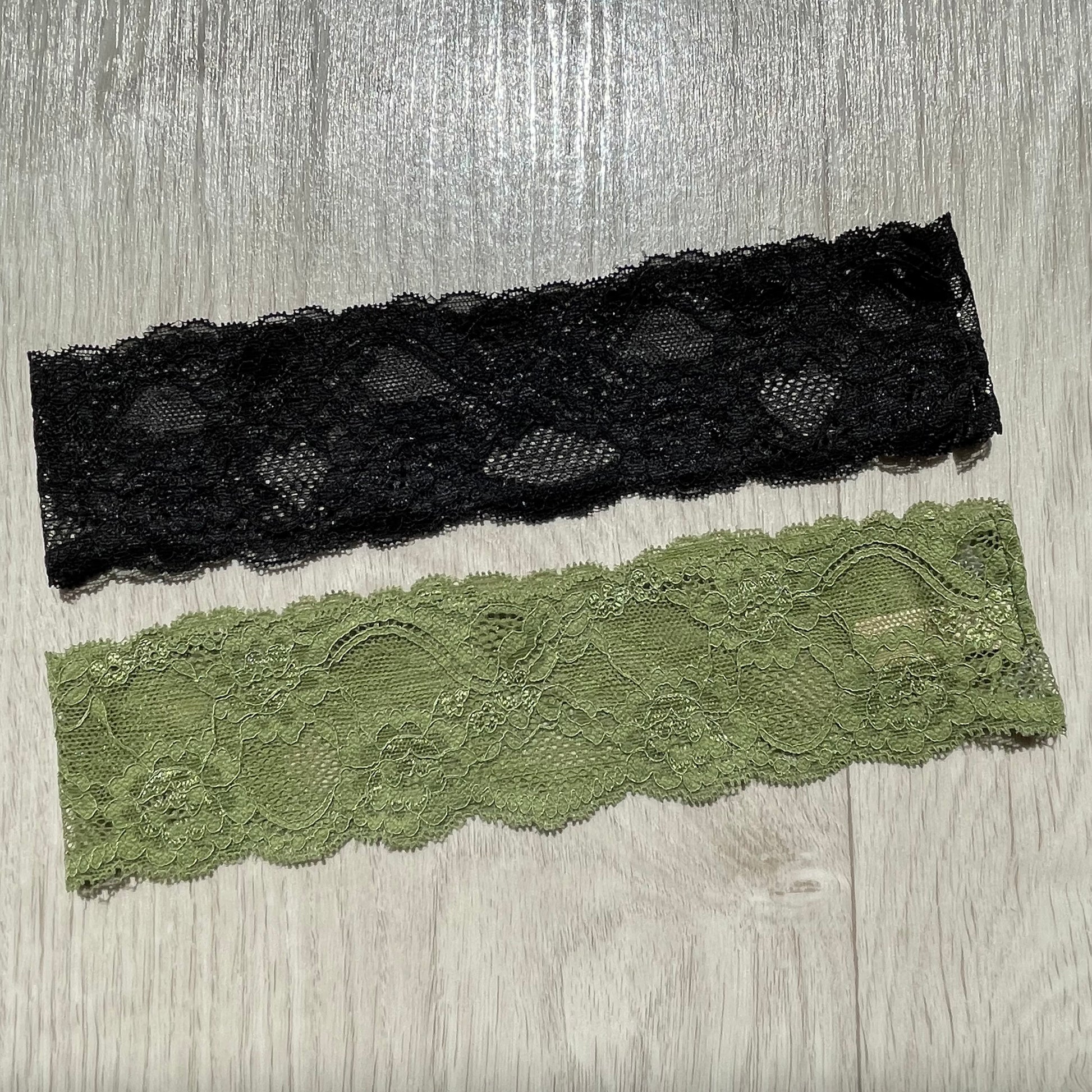 Lot 2 bandeaux en dentelle
