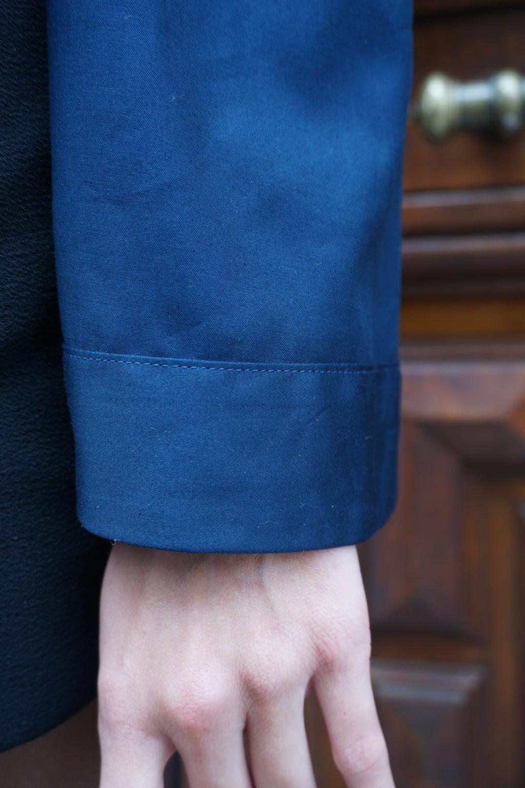 Blouse évasée à fronces