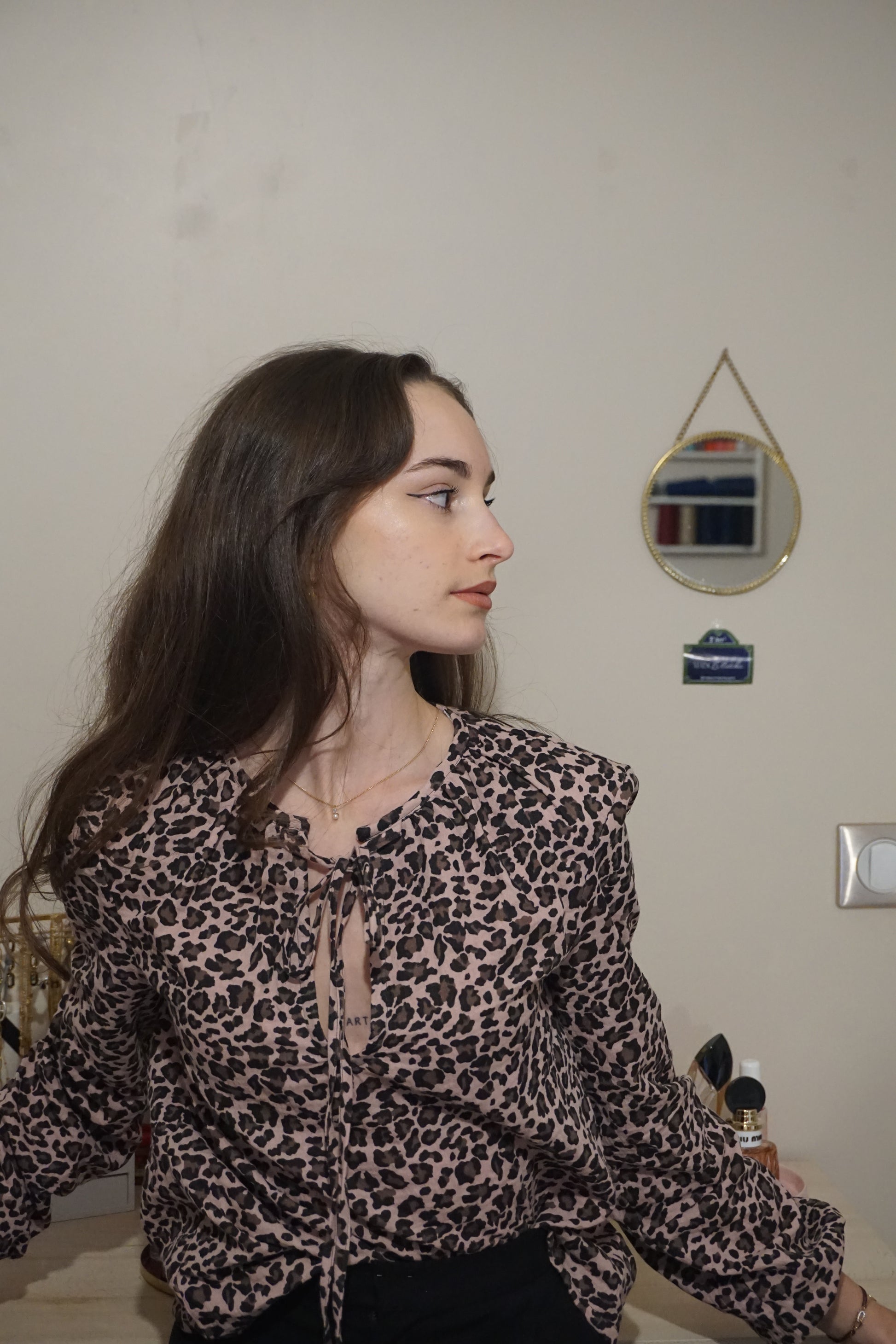Blouse léopard