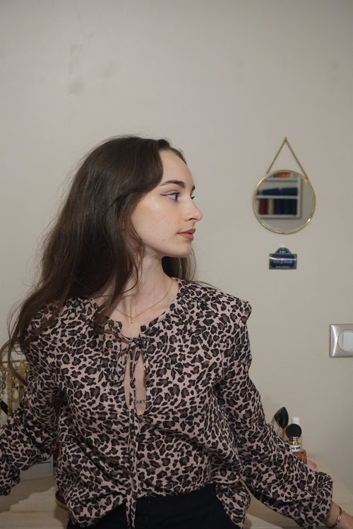 Blouse léopard