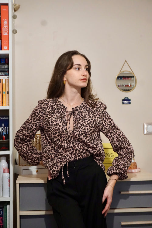 Blouse léopard