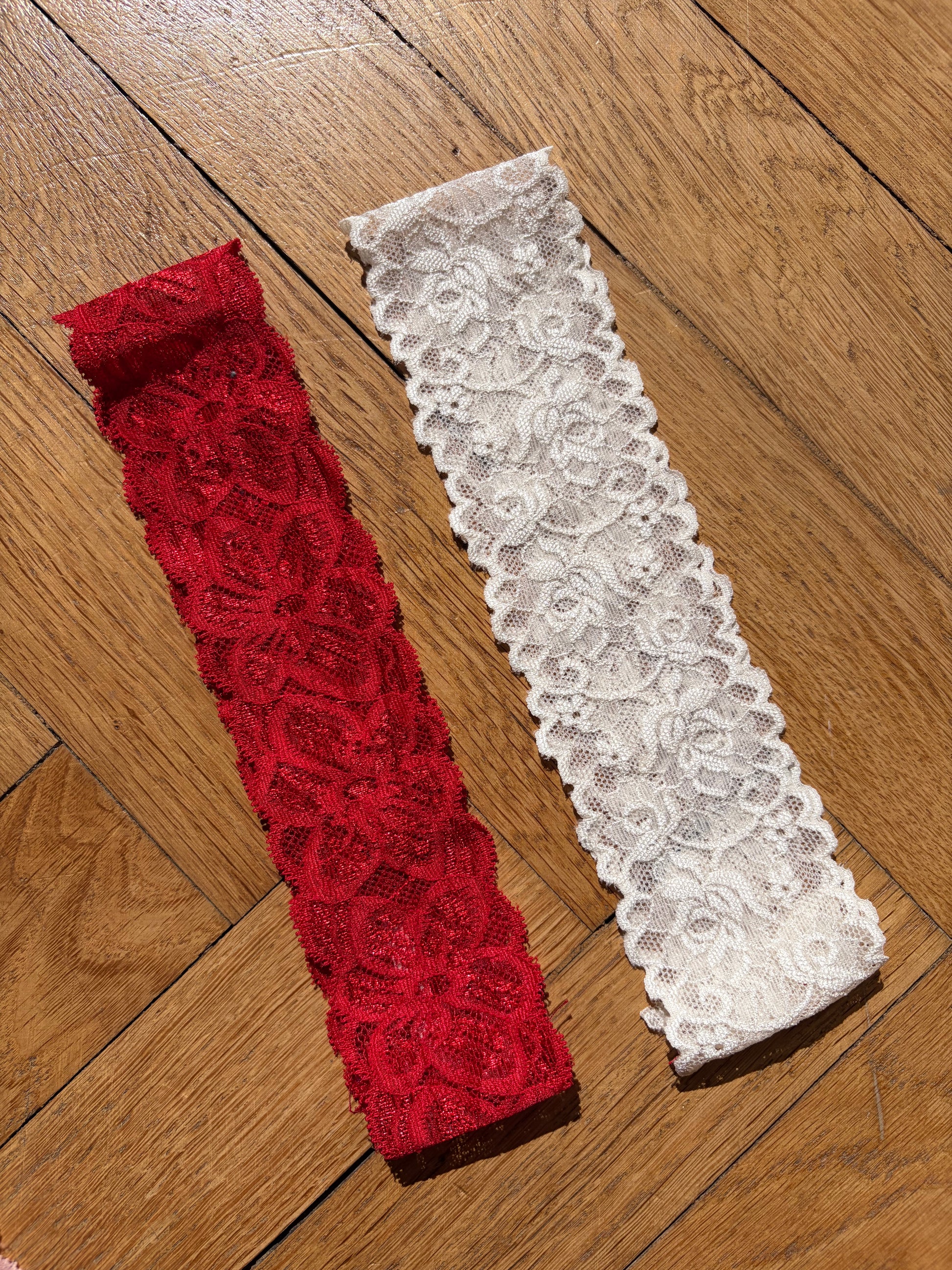 Lot 2 bandeaux en dentelle