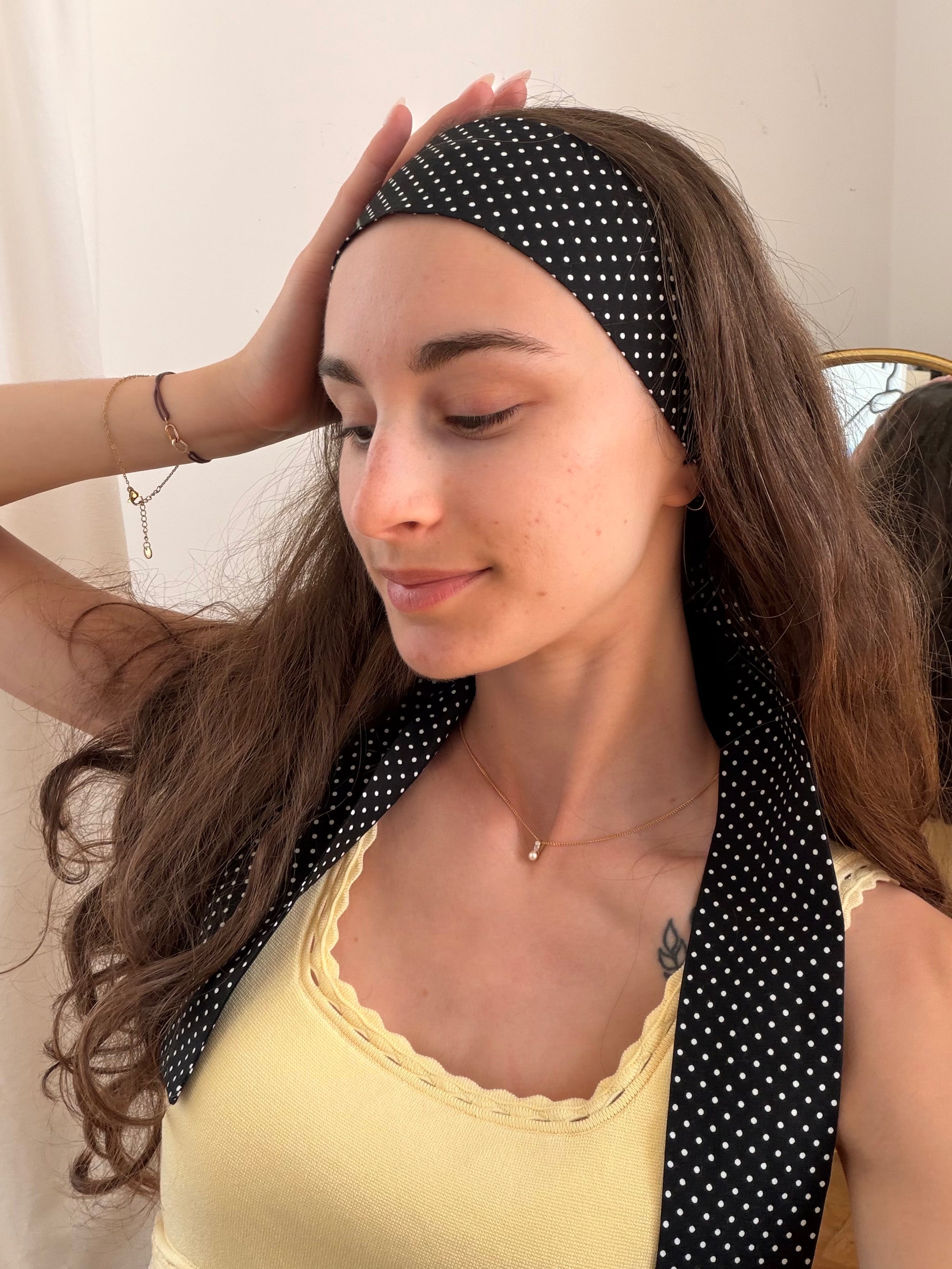 Le Bandeau long à pois