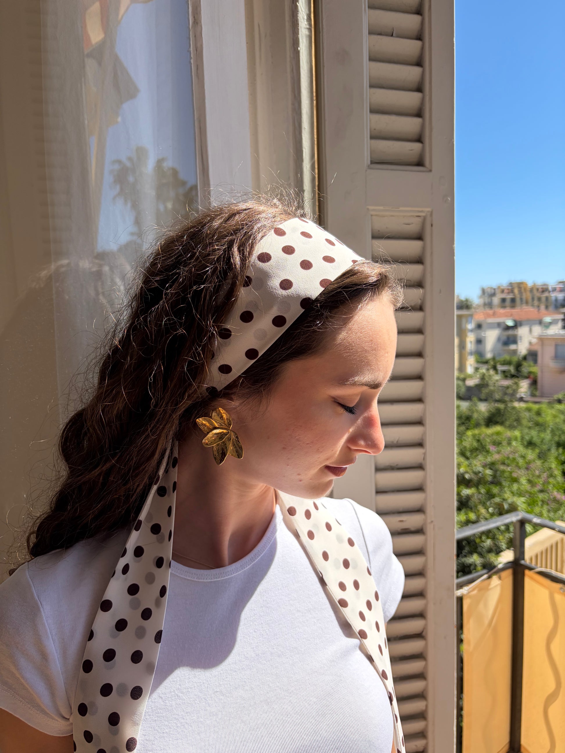 Le Bandeau long à pois
