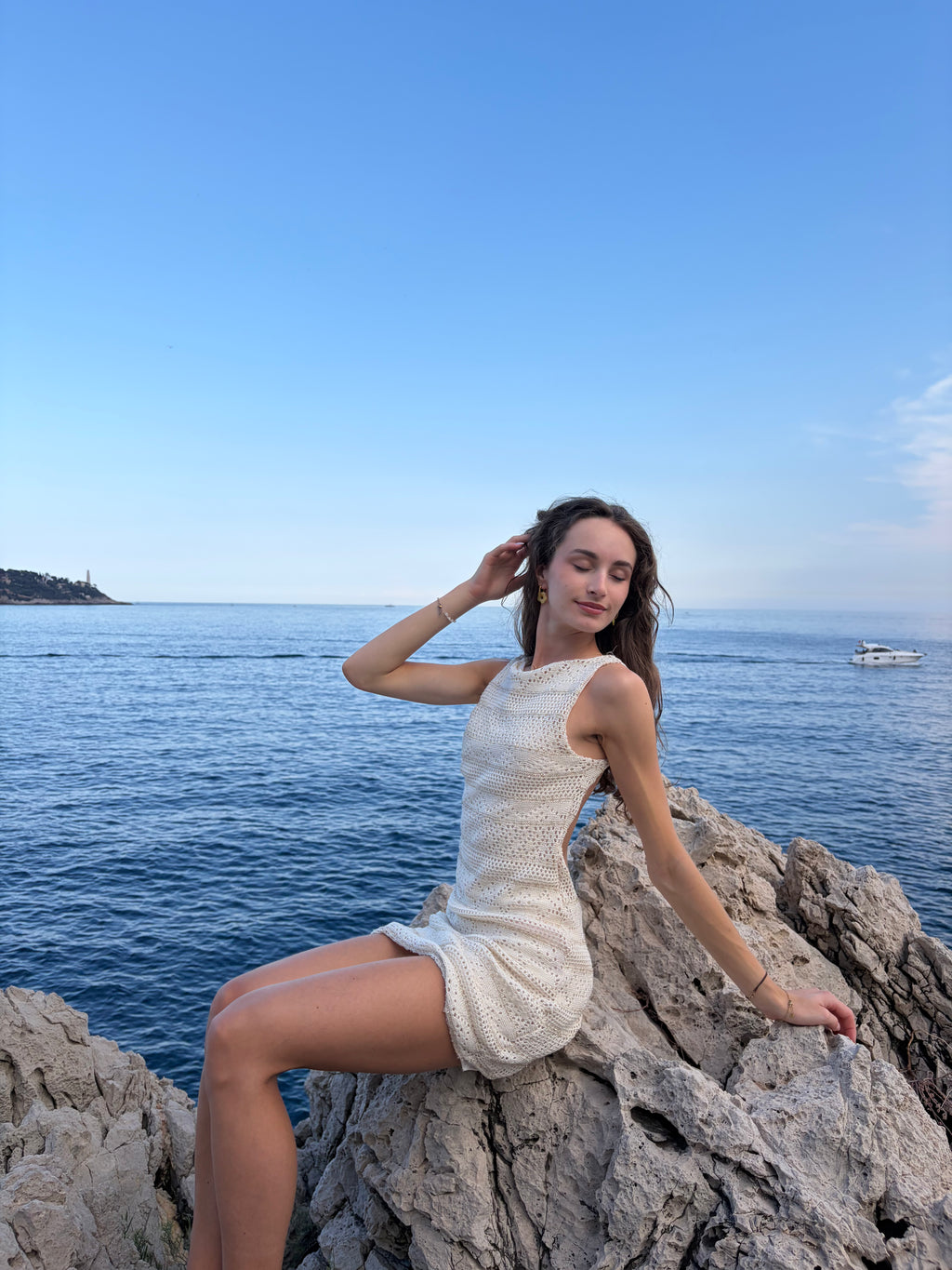 Robe de plage en crochet
