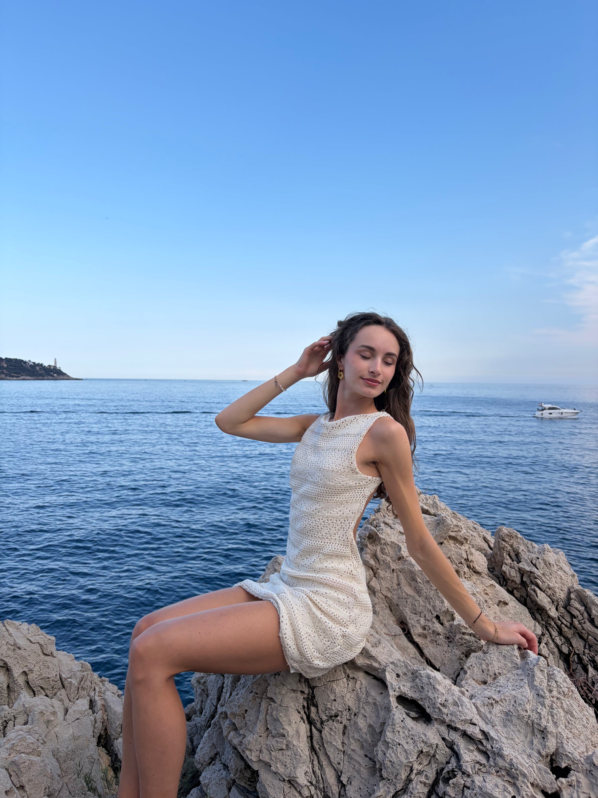 Robe de plage en crochet