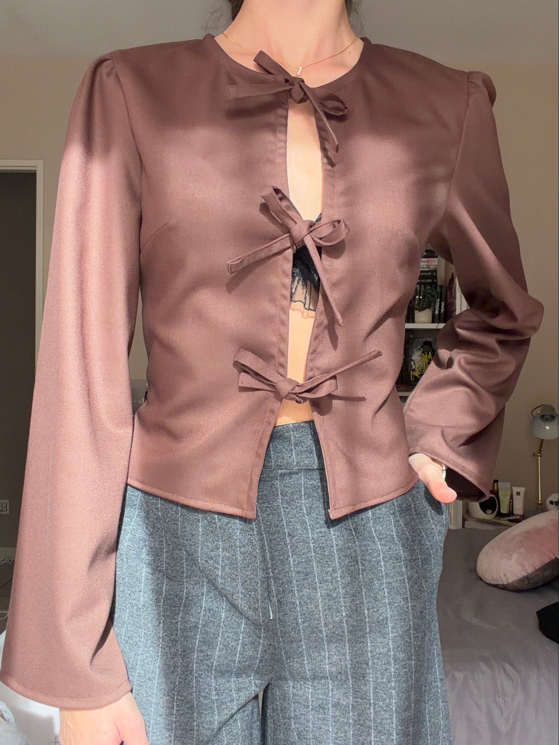 Haut cintré à noeuds