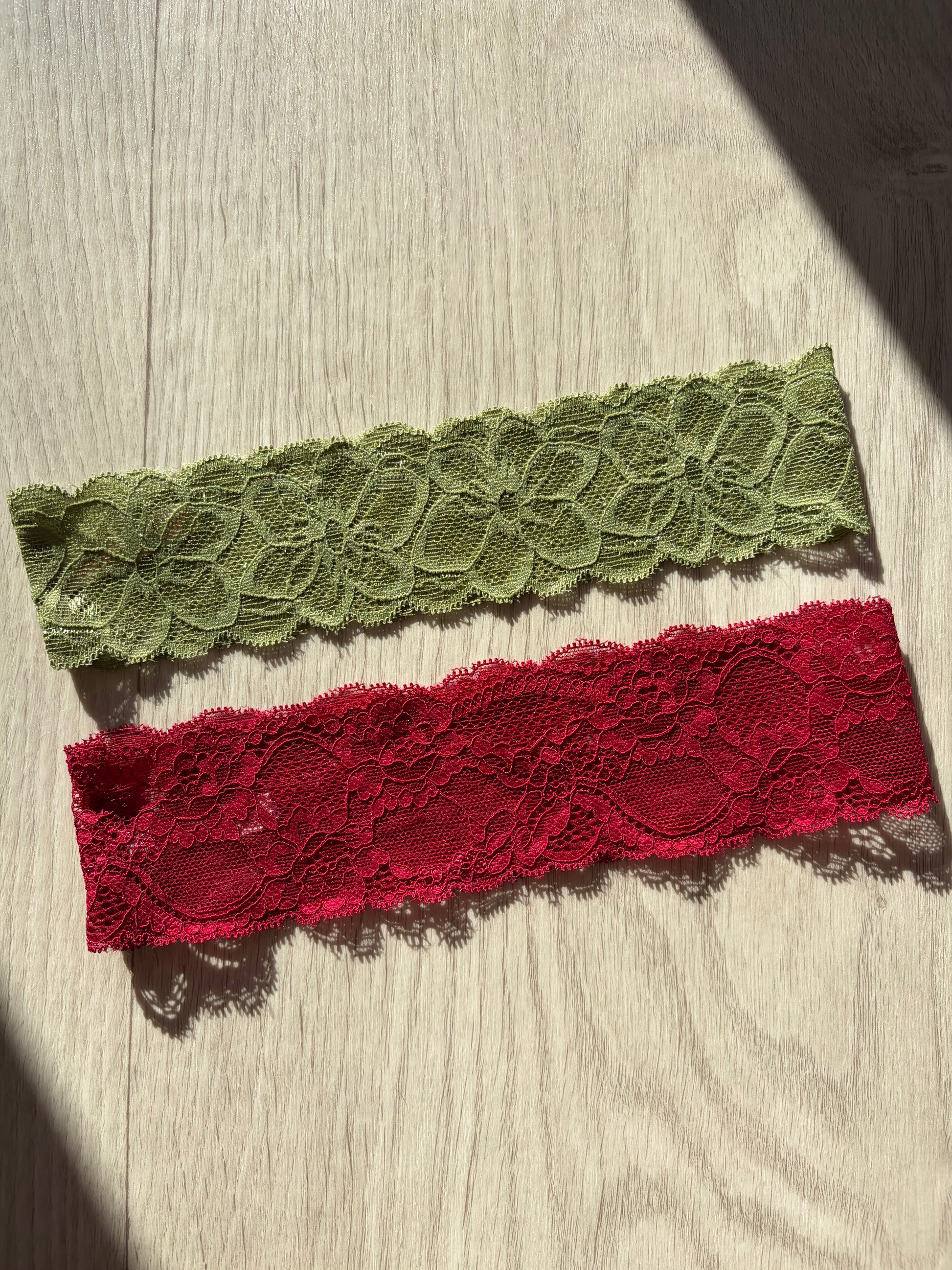 Lot 2 bandeaux en dentelle