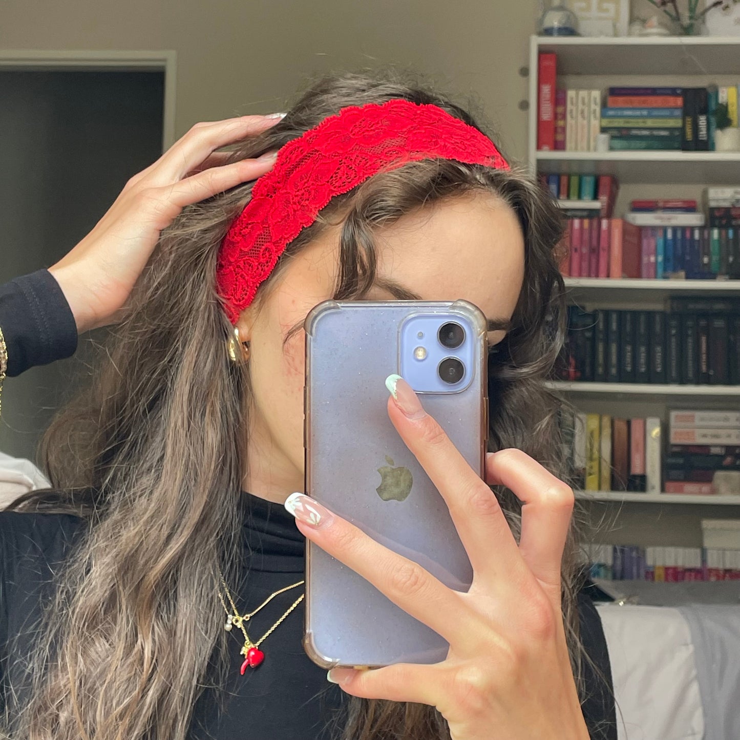 Lot bandeaux Crème & Rouge